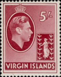 King George VI (1895-1952) and Colony Badge