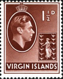 King George VI (1895-1952) and Colony Badge