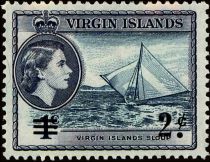 Virgin Islands Sloop - Surcharged