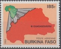 Map of Burkina Faso