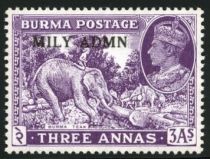 Asian Elephant (Elephas maximus) with Mahout / Burma Teak