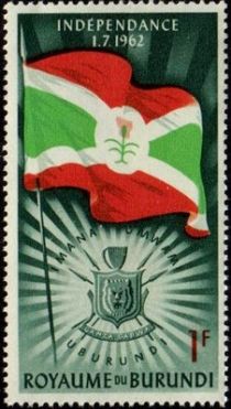 Flag and Emblem from Burundi