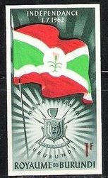 Flag and Emblem from Burundi