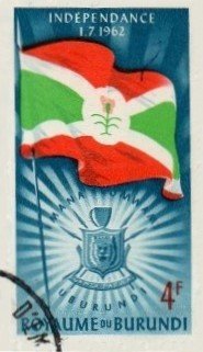 Flag and Emblem from Burundi