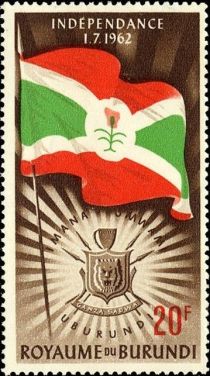 Flag and Emblem from Burundi