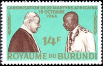 Pope John XXIII And King Mwambutsa IV