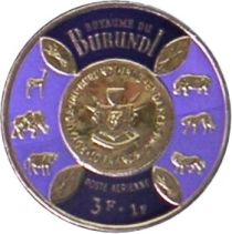 Coin With Animals and Shields - Air Mail