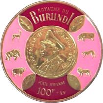 Coin With Animals and Shields - Air Mail