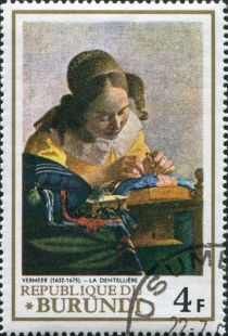 The Lacemaker, by Vermeer