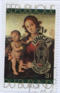 Madonna and child, Il Perugino, surcharged