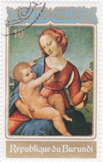 Raffaello : Colonna Madonna