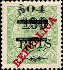 King Carlos I, With Surcharge, Local Overprint