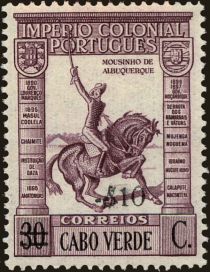 Mousinho de Albuquerque surcharged