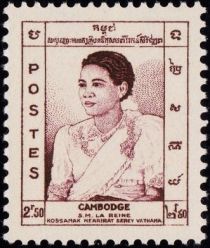 Queen Sisowath Kossamak Nearireath (1904-1975)