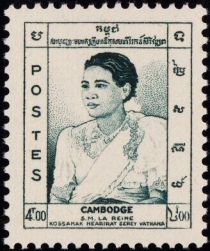 Queen Sisowath Kossamak Nearireath (1904-1975)