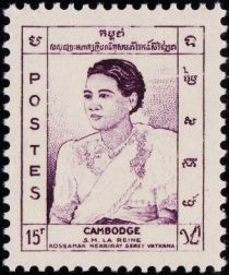 Queen Sisowath Kossamak Nearireath (1904-1975)