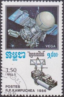 "Vega" space probe and camera