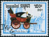 Russian Post coach 1843