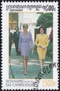 Princess Diana with Mrs.Dole