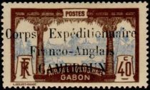 View Libreville overprint