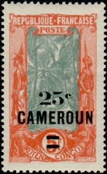 Coconut Palm Avenue overprint and surcharge