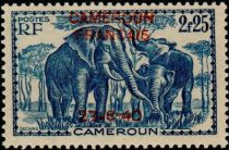 African Elephant (Loxodonta africana) overprint