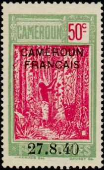 Rubber Harvest Overprinted