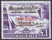 New and Old Lagos with U.K. overprint