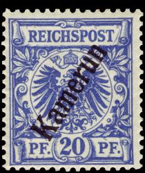 Crown/eagle with overprint