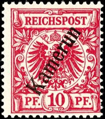 Crown/eagle with overprint