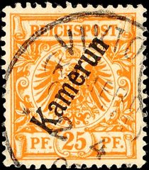 Crown/eagle with overprint