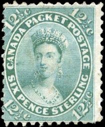 Queen Victoria (1819-1901) - blue green