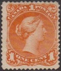 Queen Victoria (1819-1901) - deep orange