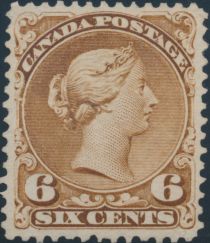 Queen Victoria (1819-1901) - yellow brown