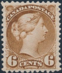 Queen Victoria (1819-1901) - yellow brown perf 11½ x 12