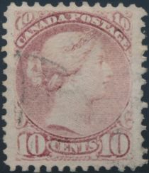 Queen Victoria (1819-1901) - dull rose lilac, perf 11½ x 12