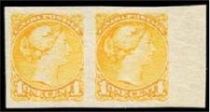 Queen Victoria (1819-1901) - imperf pair