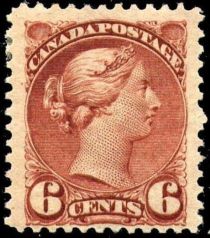 Queen Victoria (1819-1901) - red brown