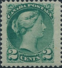 Queen Victoria (1819-1901) - blue green Perf 12 x 12