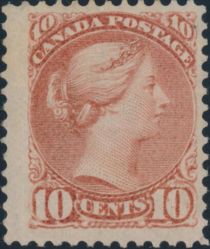 Queen Victoria (1819-1901) - brown red