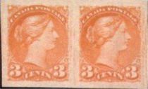 Queen Victoria (1819-1901) - imperf pair