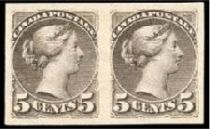 Queen Victoria (1819-1901) - imperf pair