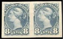 Queen Victoria (1819-1901) - imperf pair