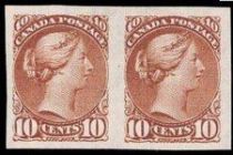 Queen Victoria (1819-1901) - imperf pair