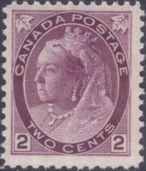 Queen Victoria (1819-1901) - reddish purple