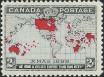 Map of the British Empire in 1898