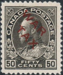 King George V Overprinted WAR TAX