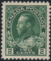 King George V - deep green (1924)