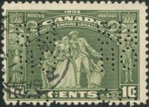 United Empire Loyalists Statue, Hamilton, Perforated OHMS