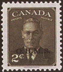 King George VI - "Postes-Postage"